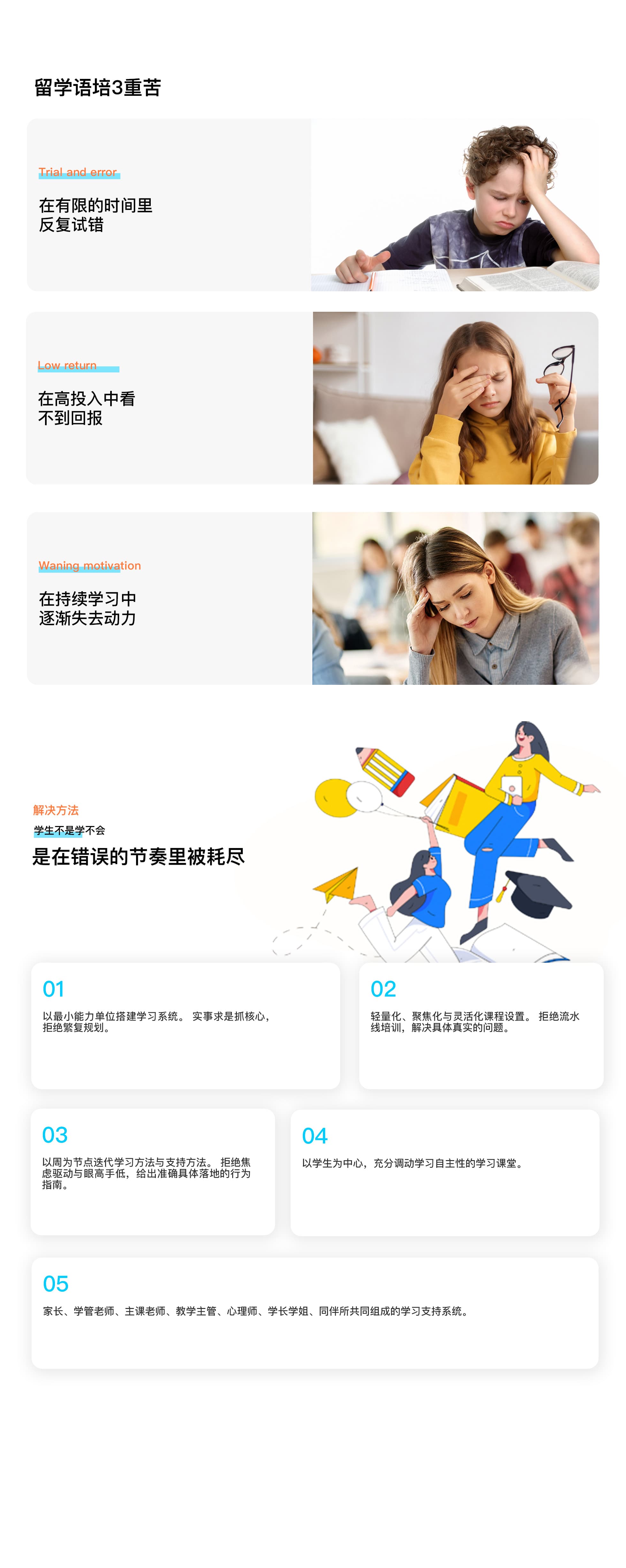 独径教育学习理念页面设计稿
